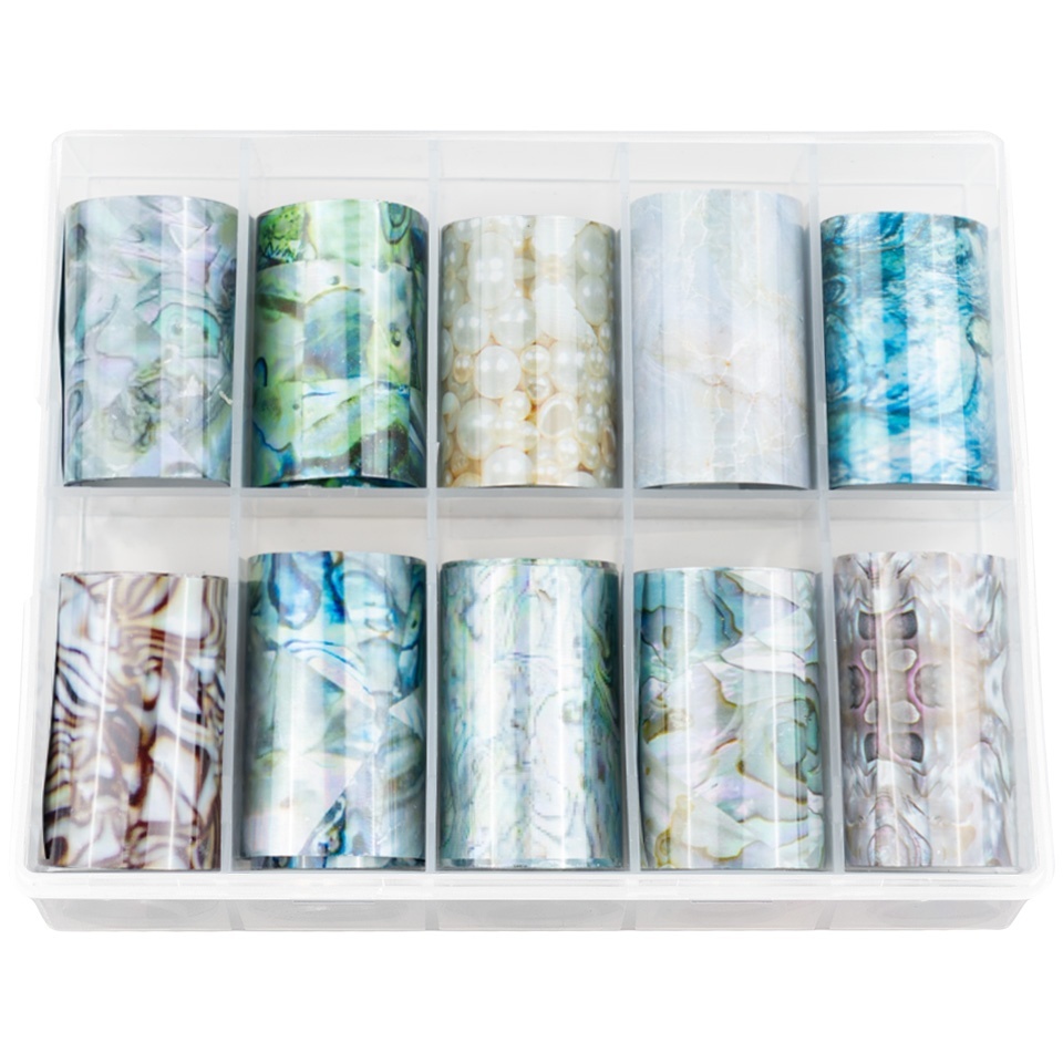 Set Folii Transfer LUXORISE #63 Exotic Stones, 10 buc