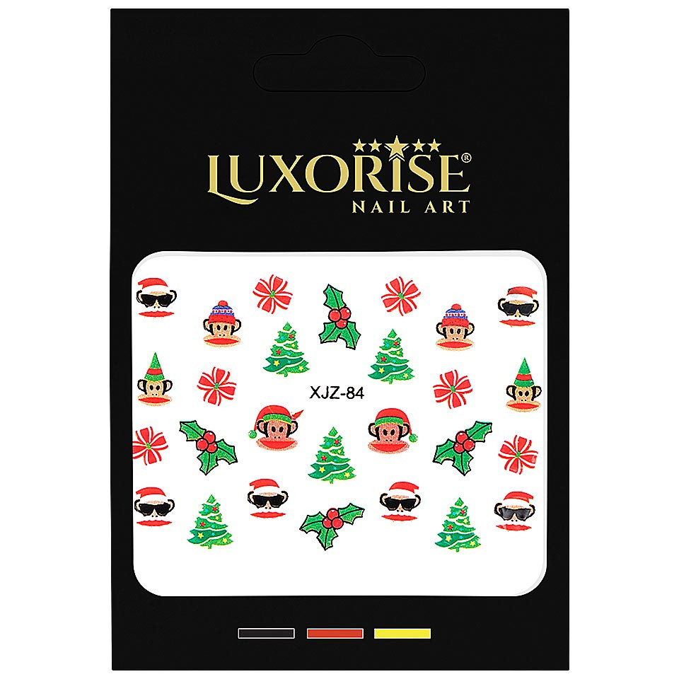 Sticker 3D Unghii LUXORISE, Christmas Fun XJZ-84 kitunghii.ro Nail Art