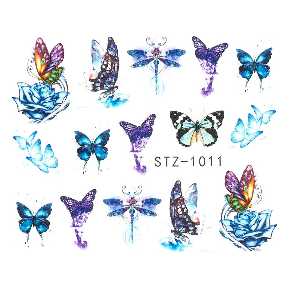 Tatuaj Unghii LUXORISE Butterfly Grace, STZ-1011 kitunghii.ro imagine
