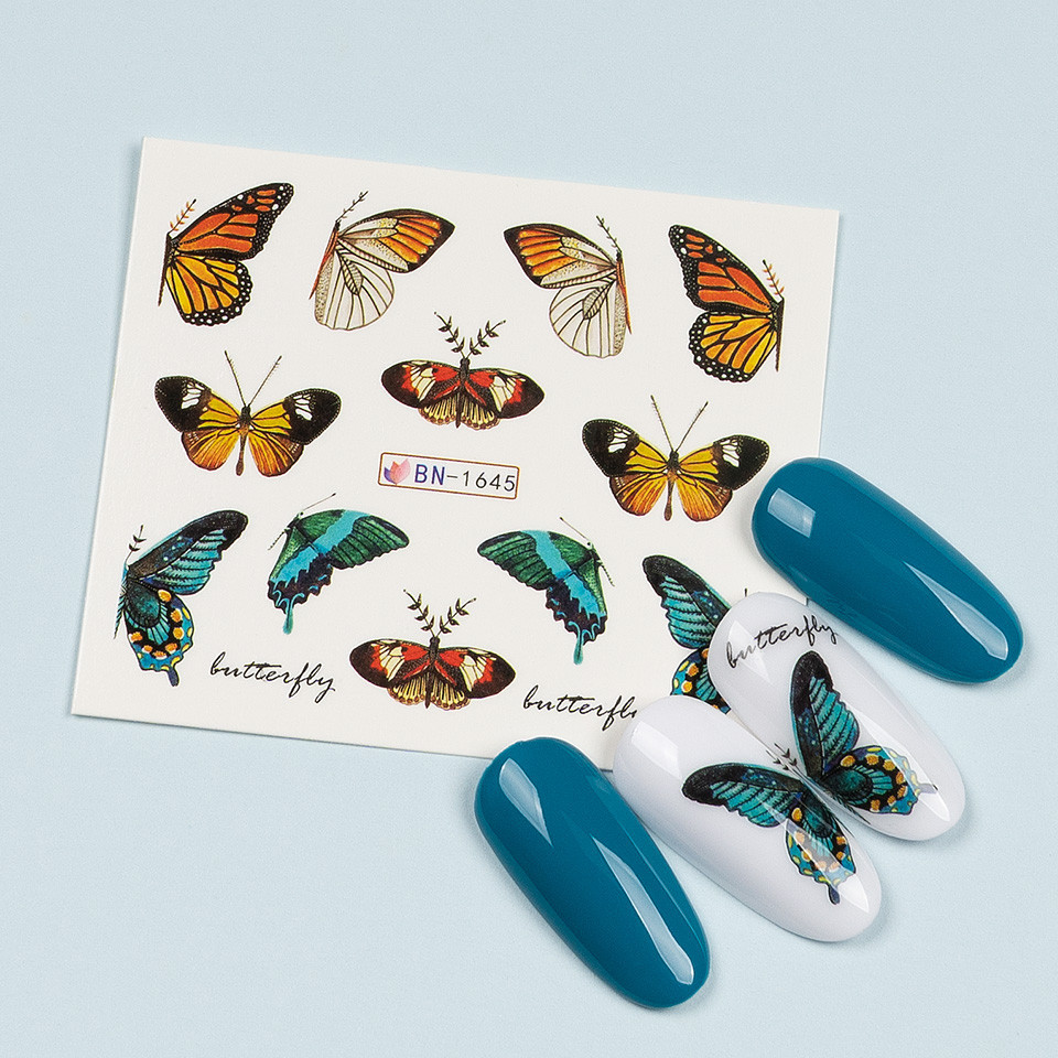 Tatuaj Unghii LUXORISE Butterfly Style, BN-1645 kitunghii.ro imagine noua 2022