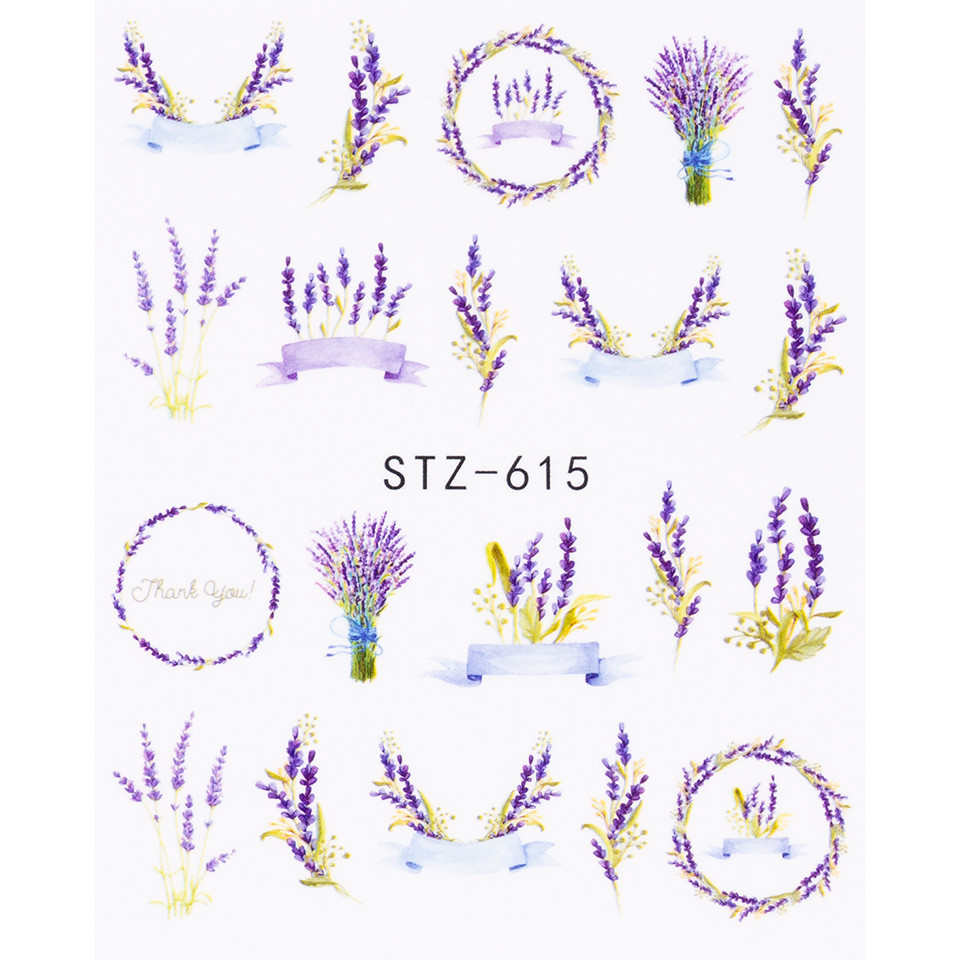 Tatuaj Unghii LUXORISE Flower Lavender, STZ-615 kitunghii.ro imagine noua 2022