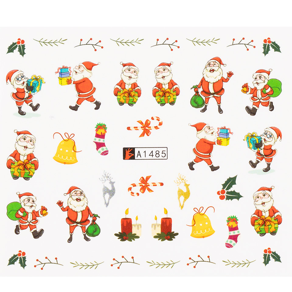 Tatuaj Unghii LUXORISE Santa’s Gifts A1485 kitunghii.ro imagine pret reduceri