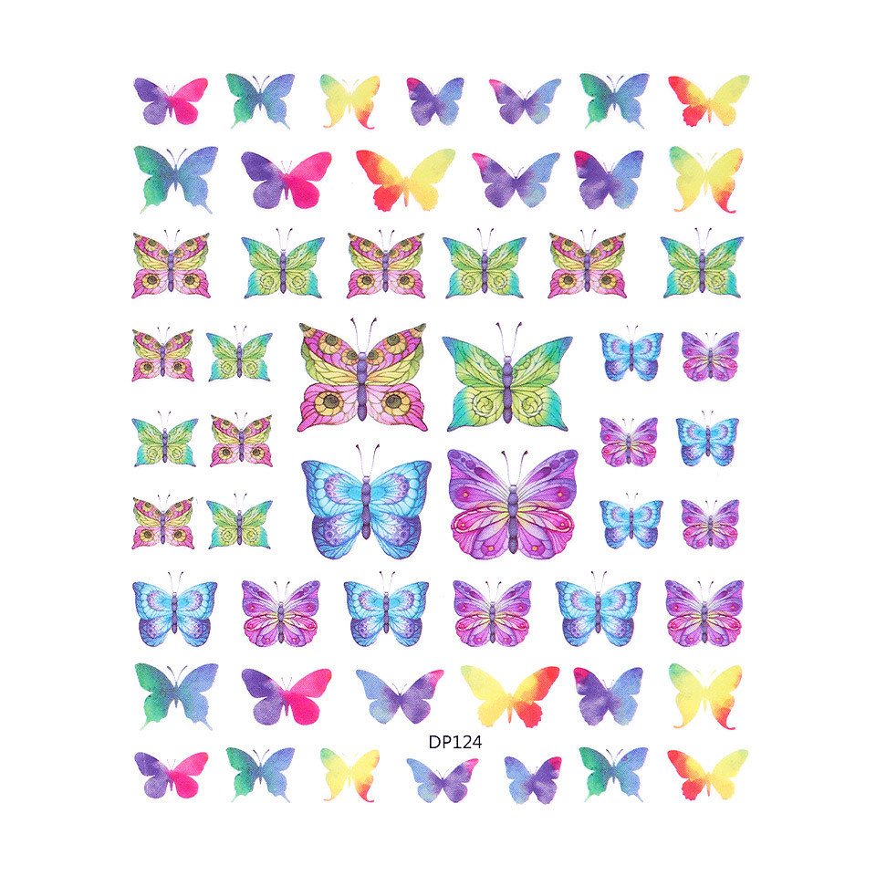 Abtibild Unghii SensoPRO Milano, Butterfly Colors DP124 kitunghii.ro imagine noua 2022