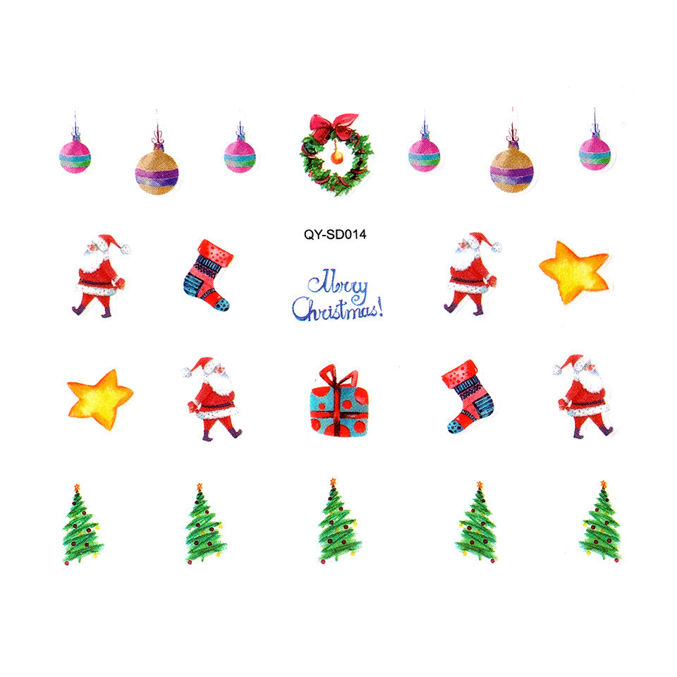 Abtibild unghii sensopro milano christmas wonderland edition, qy-sd014