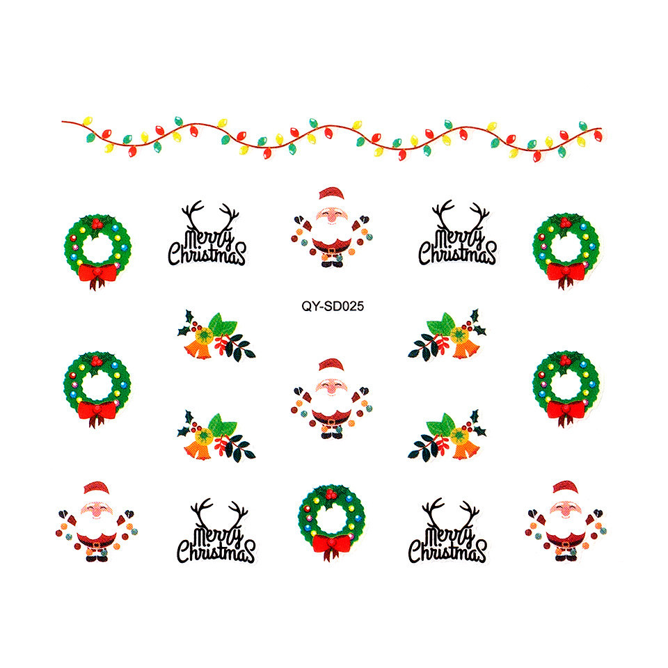 Abtibild unghii sensopro milano christmas wonderland edition, qy-sd025