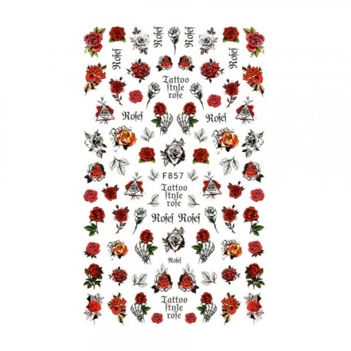 Abtibilduri Unghii SensoPRO Milano Rose Day, model F857