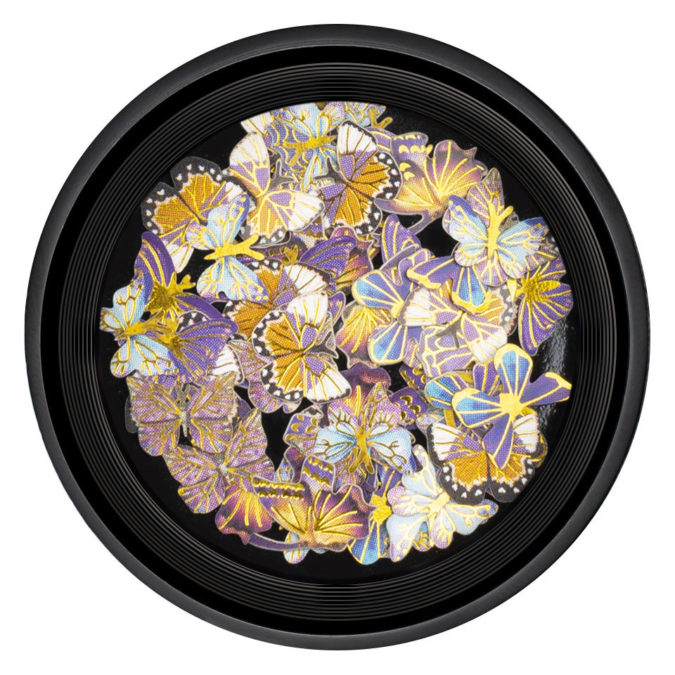 Decoratiuni Unghii Nail Art LUXORISE, Butterfly Sunset Art imagine 2022