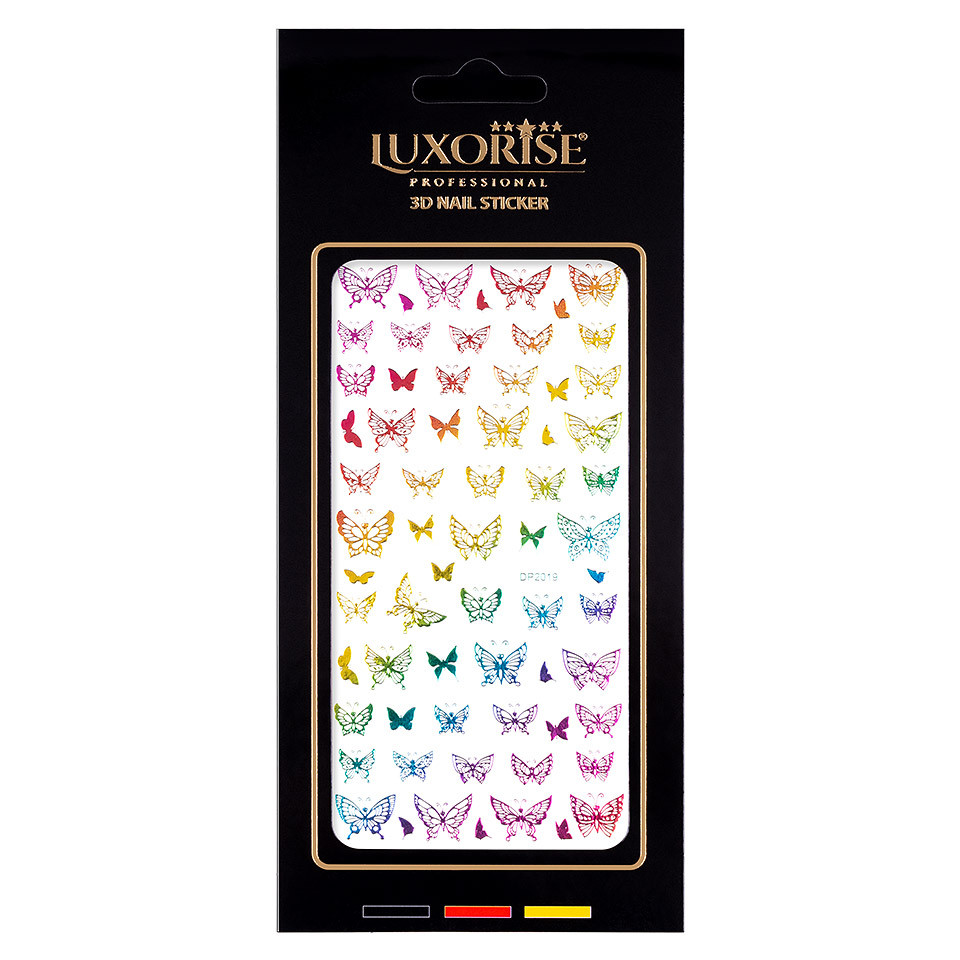 Folie Sticker Unghii Butterfly DP2019 – LUXORISE kitunghii.ro imagine pret reduceri