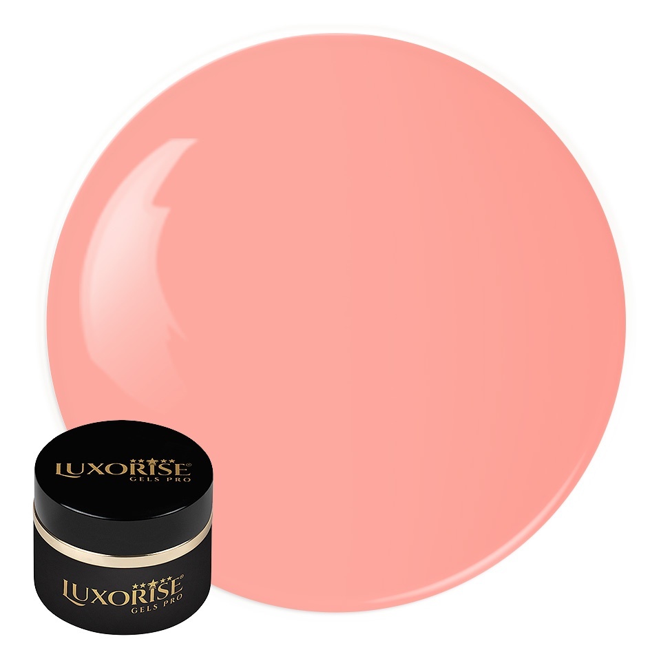 Gel UV Constructie Unghii RevoFlex LUXORISE 15ml, Milky Peach – Geluri UV Constructie LUXORISE Nude