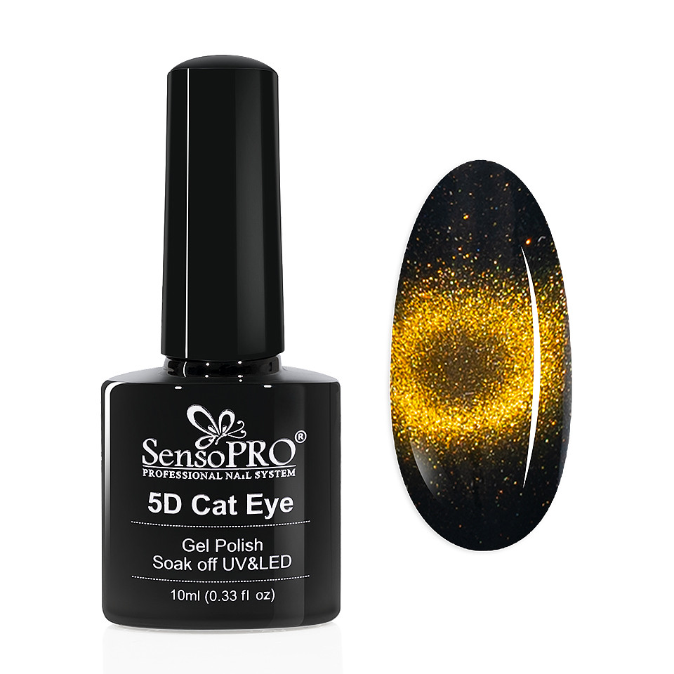 Oja Semipermanenta Cat Eye Gel 5D SensoPRO 10ml, #20 Nova #20 imagine 2022