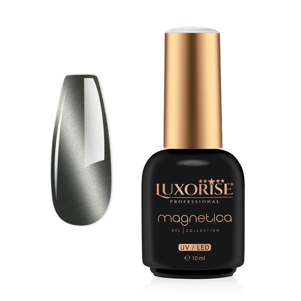 Oja Semipermanenta LUXORISE MAGNETICA - Milky Glaze, Champagne Aura 10ml – Oja Magnetica LUXORISE LUXORISE Nude