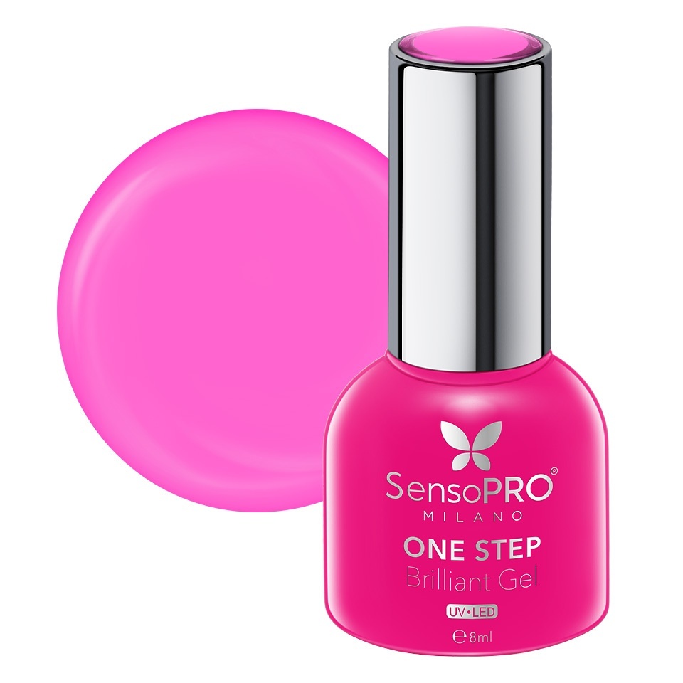 Oja Semipermanenta One Step Brilliant Gel SensoPRO Milano 8ml, Orchid Party #120