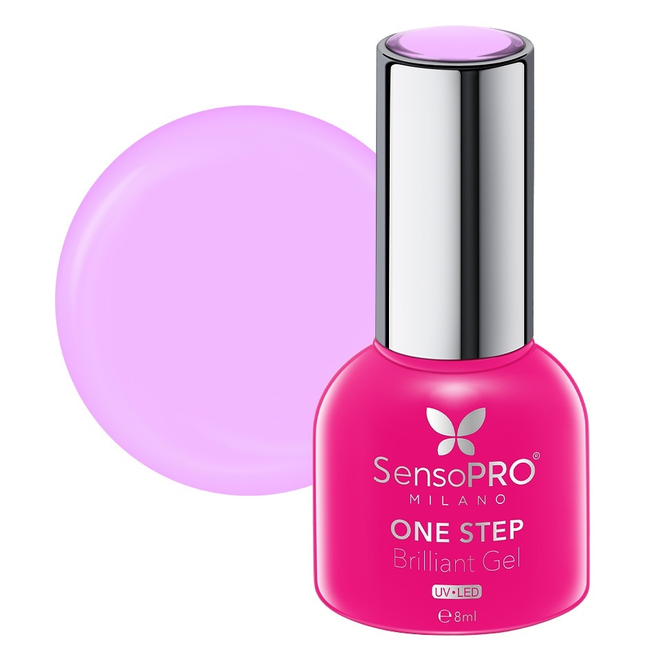 Oja Semipermanenta One Step Brilliant Gel SensoPRO Milano 8ml, Wedding Iris #90