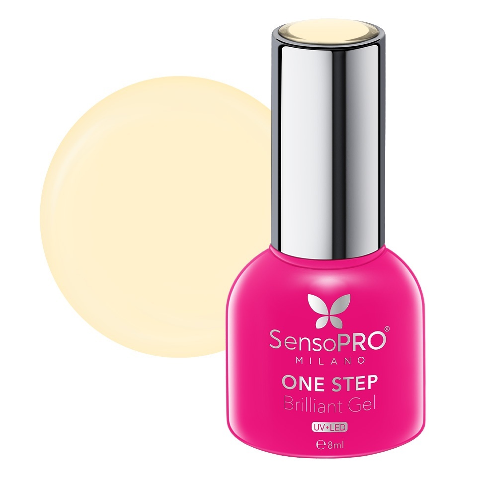 Oja Semipermanenta One Step Brilliant Gel SensoPRO Milano 8ml, Millenial Cashmere #49
