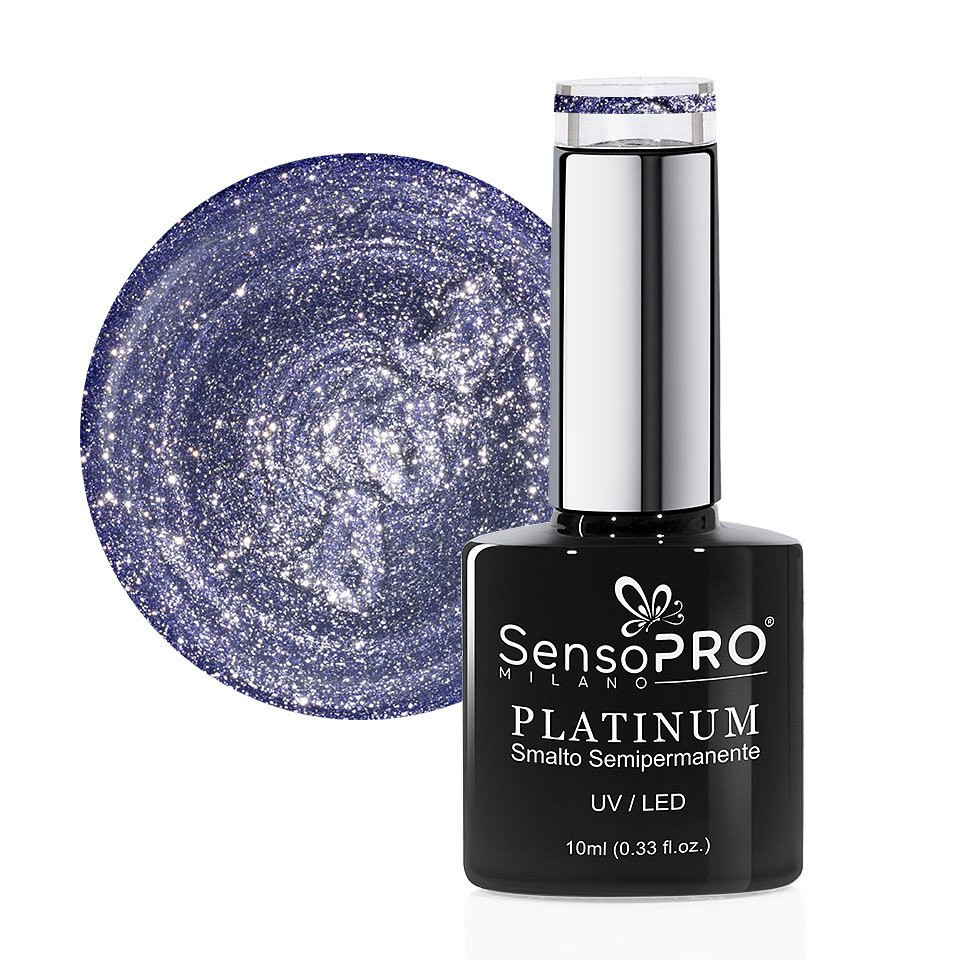 Oja Semipermanenta Platinum SensoPRO Milano 10ml, Purple Pearls #07 07