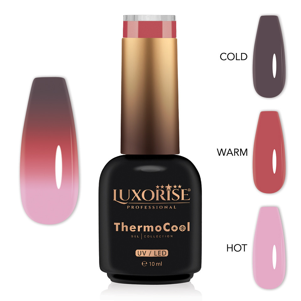 Oja Semipermanenta Termica 3 Culori LUXORISE ThermoCool – Infinite Grace 10ml 10ml