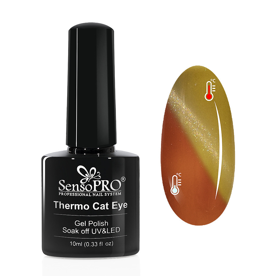 Oja Semipermanenta Thermo Cat Eye SensoPRO 10 ml, #16 kitunghii.ro Oja Semipermanenta