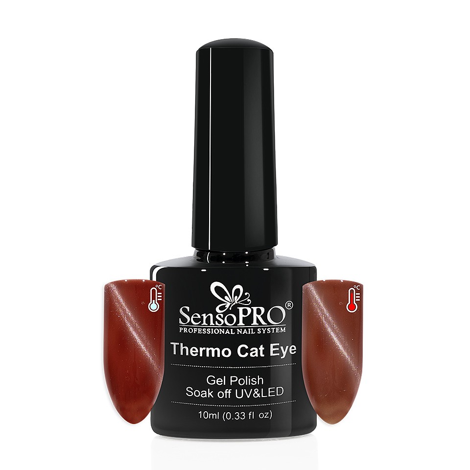 Oja Semipermanenta Thermo Cat Eye SensoPRO 10 ml, #32 kitunghii.ro imagine noua