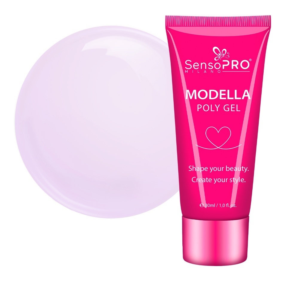 Polygel MODELLA SensoPRO Milano - Soft Orchid, 30ml