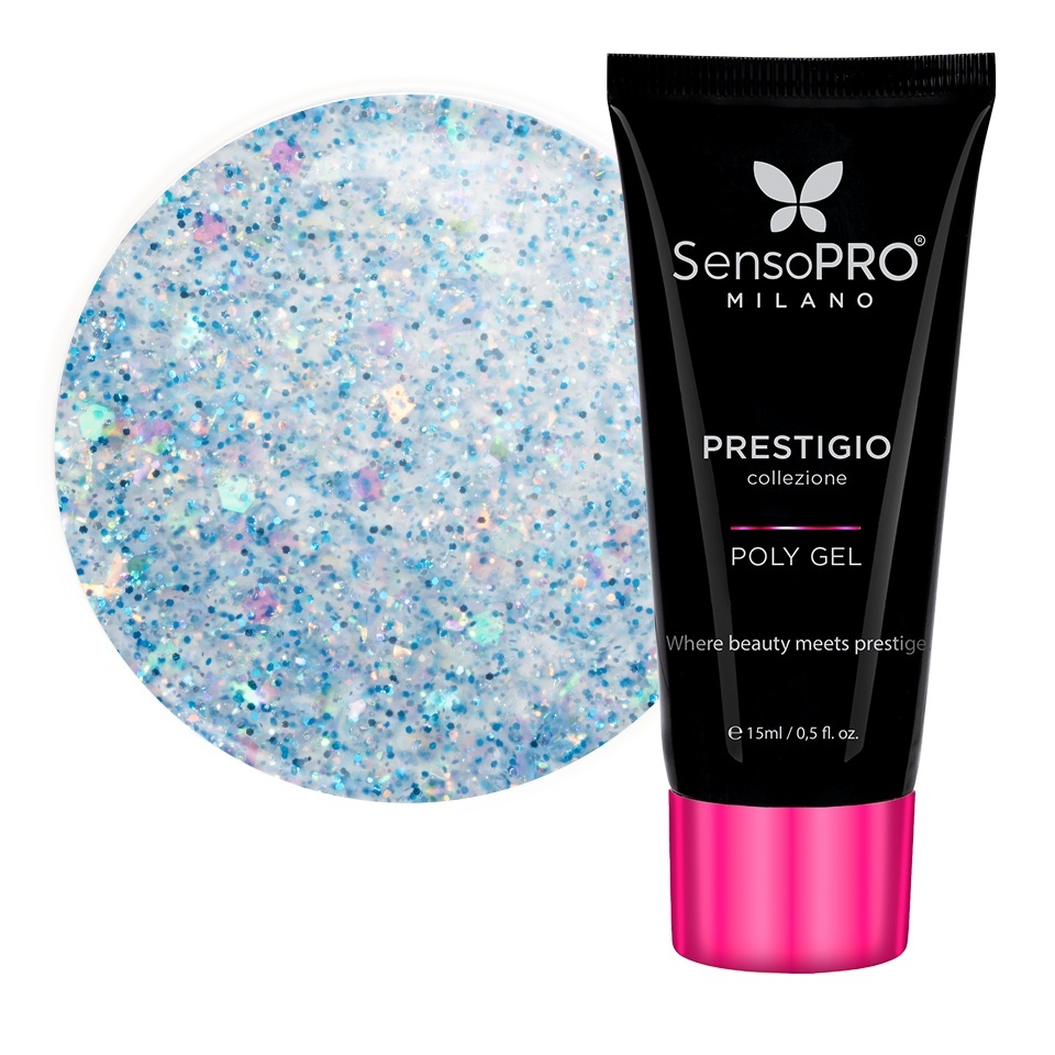 Polygel PRESTIGIO SensoPRO Milano - Cosmic Emerald, 30ml