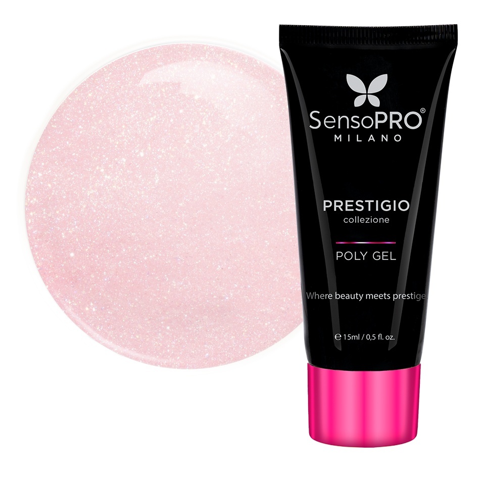 Polygel PRESTIGIO SensoPRO Milano - Pearl Glow, 15ml – Polygel - PRESTIGIO SensoPRO Milano