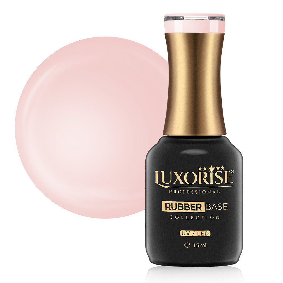 Rubber Base LUXORISE Crystal Collection – Shell Nude 15ml kitunghii.ro imagine noua 2022