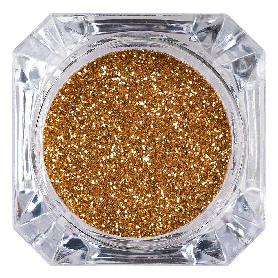 Sclipici Glitter Unghii Pulbere LUXORISE, Gold #35 kitunghii.ro Nail Art