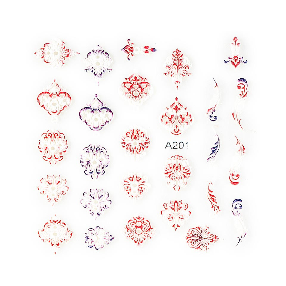 Sticker 3D Unghii LUXORISE Artistry A201 A201 imagine noua