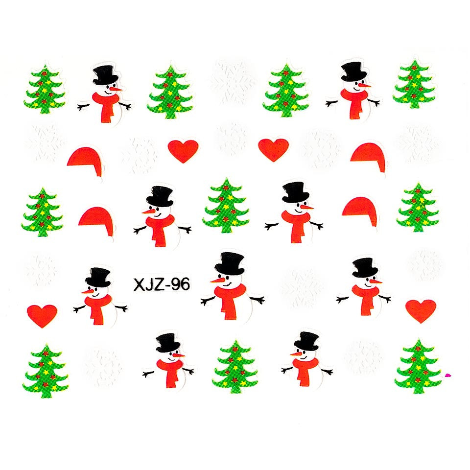 Sticker 3D Unghii LUXORISE, Winter Colors XJZ-96 kitunghii.ro Nail Art