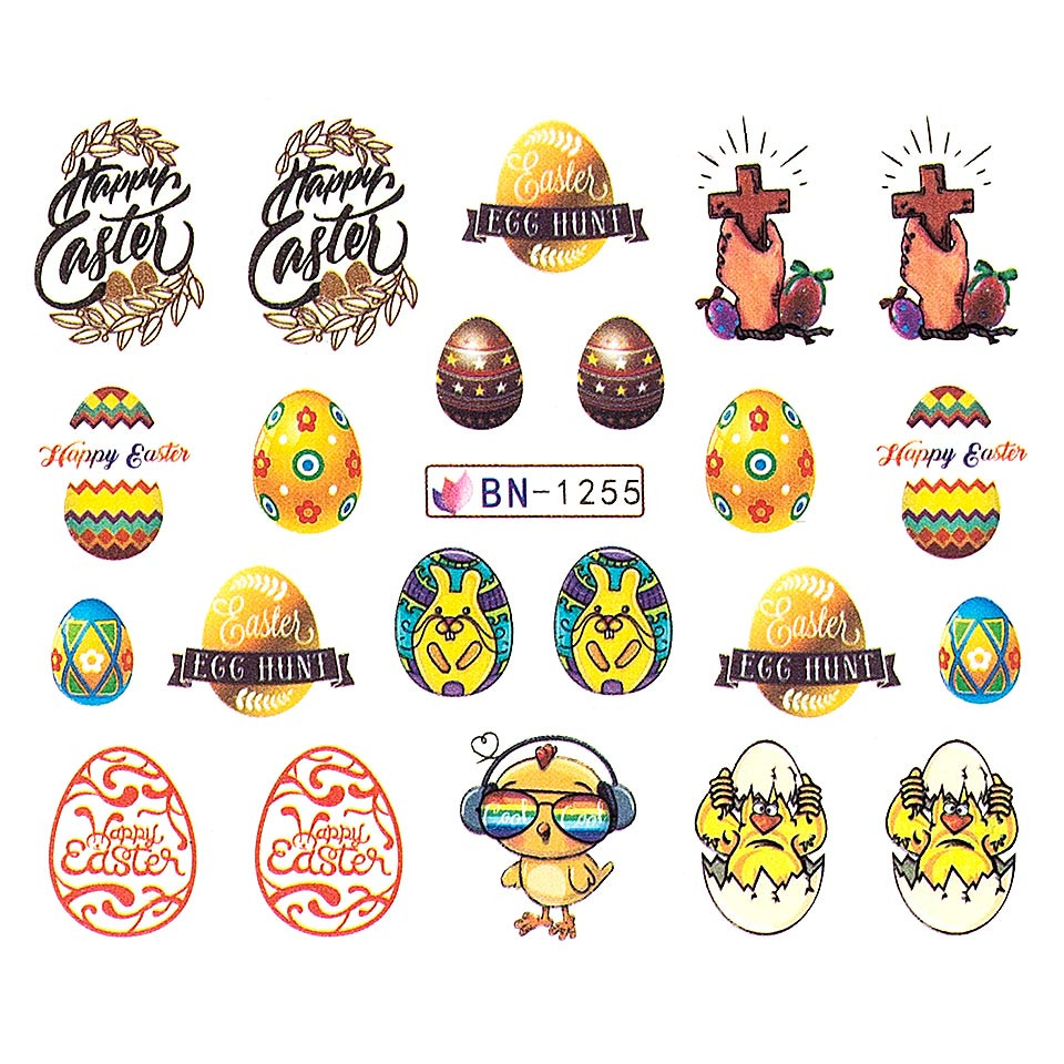Tatuaj unghii luxorise hello easter, bn-1255
