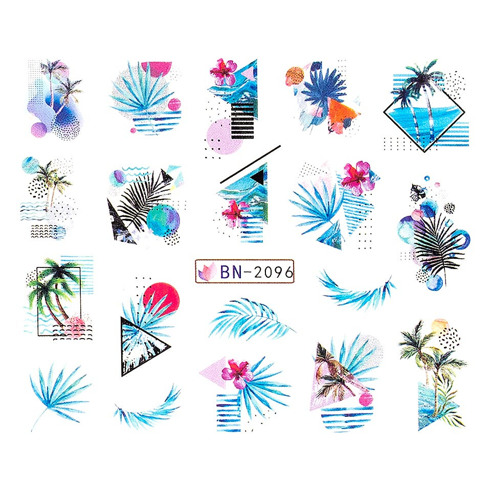 Tatuaj Unghii LUXORISE Holiday Vibes, BN-2096 ART
