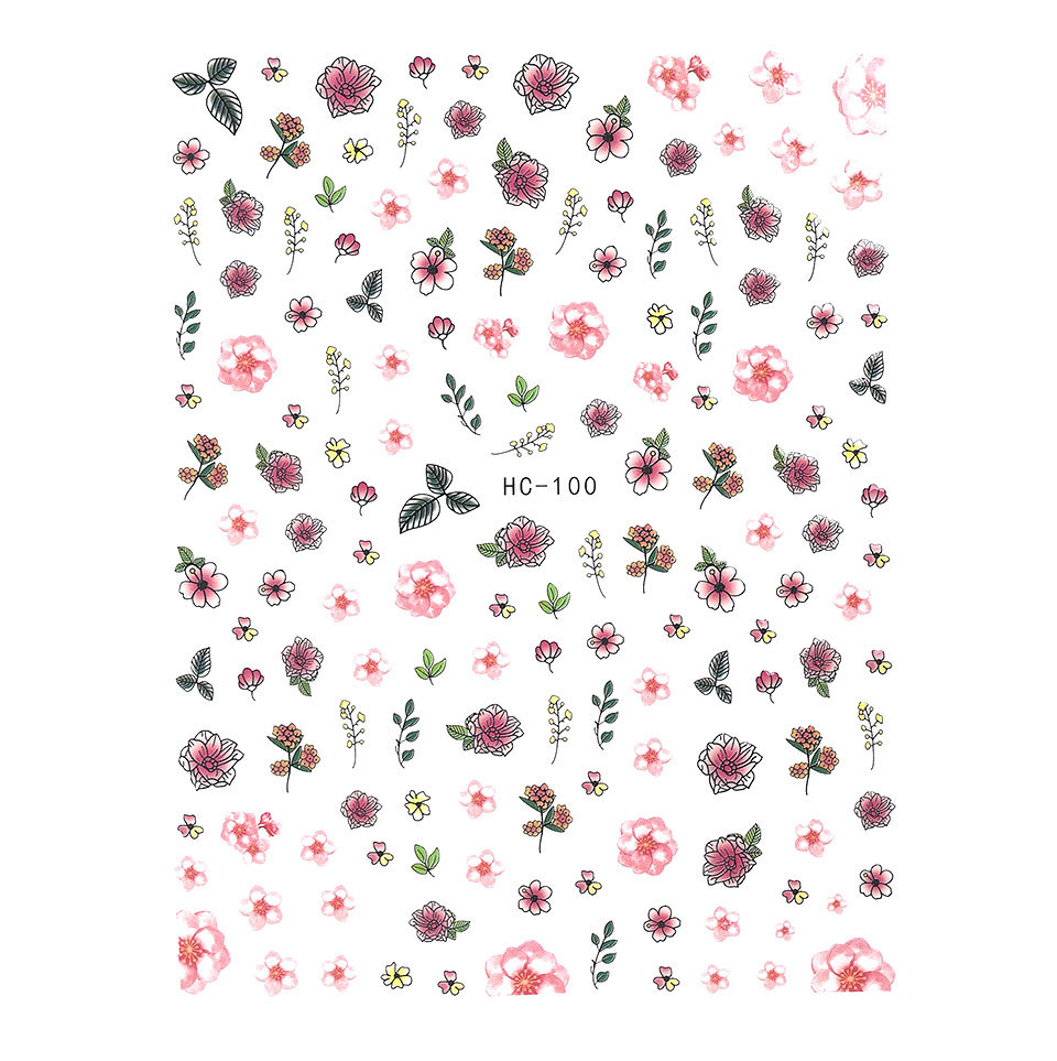 Abtibild Unghii SensoPRO Milano Bliss Flower, model HC-100 kitunghii imagine noua
