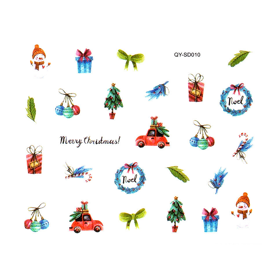 Abtibild unghii sensopro milano christmas wonderland edition, qy-sd010