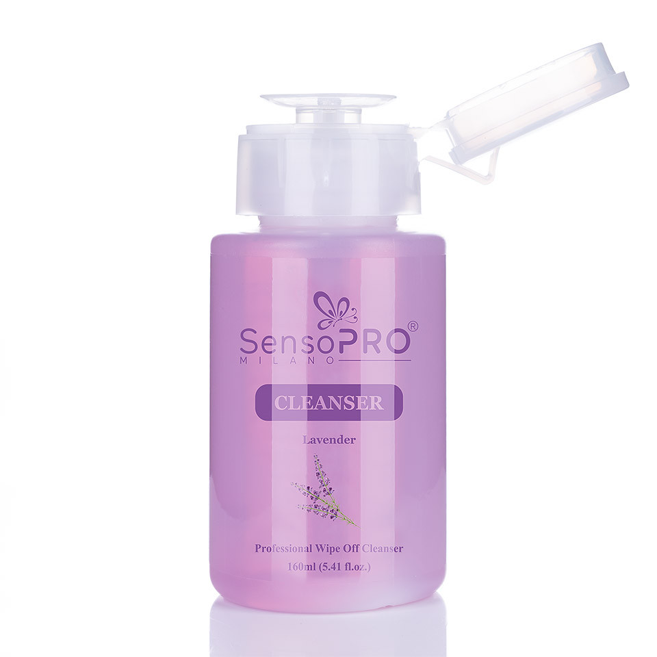 Cleanser unghii SensoPRO Milano Lavender Cleaner – Degresant, 160 ml 160 imagine 2022