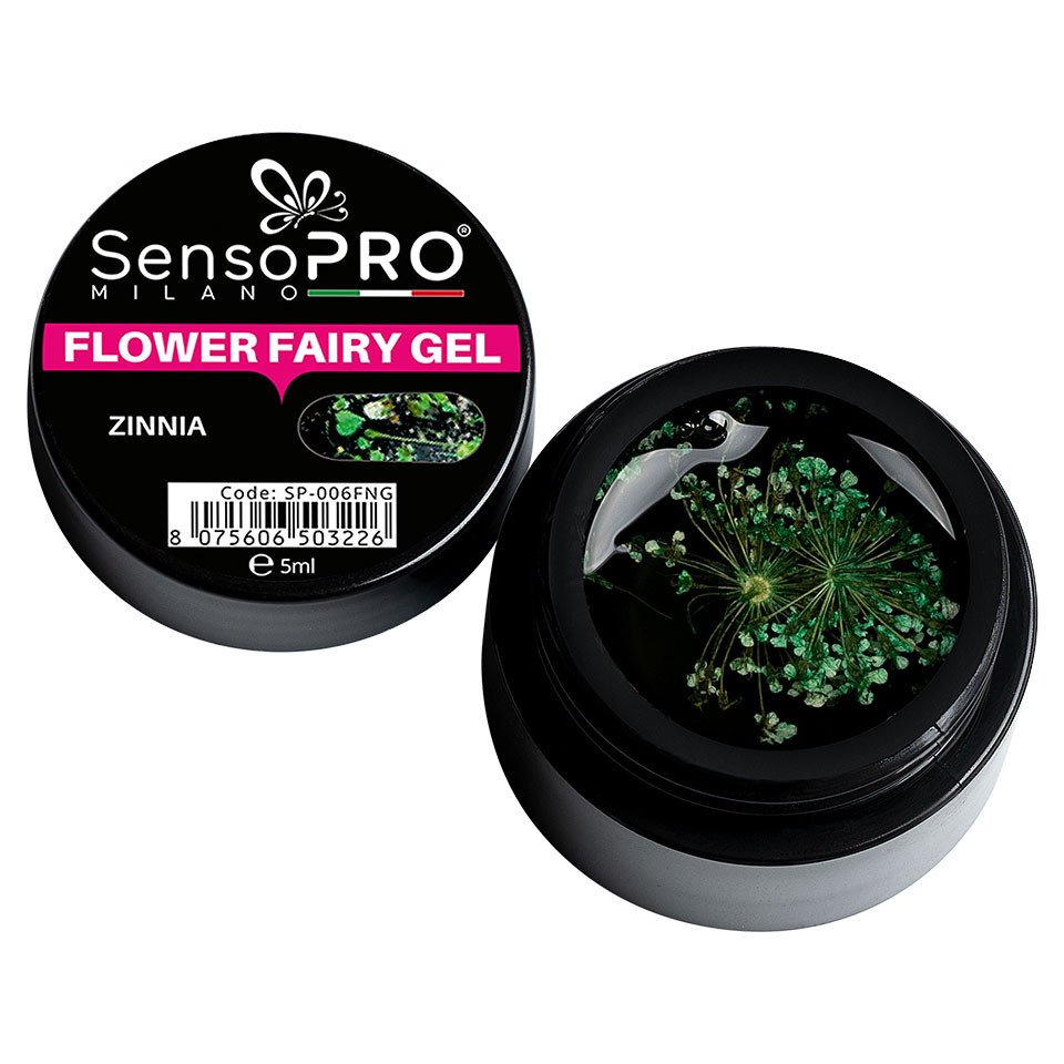 Flower Fairy Gel UV SensoPRO Milano – Zinnia, 5ml 5ml imagine 2022