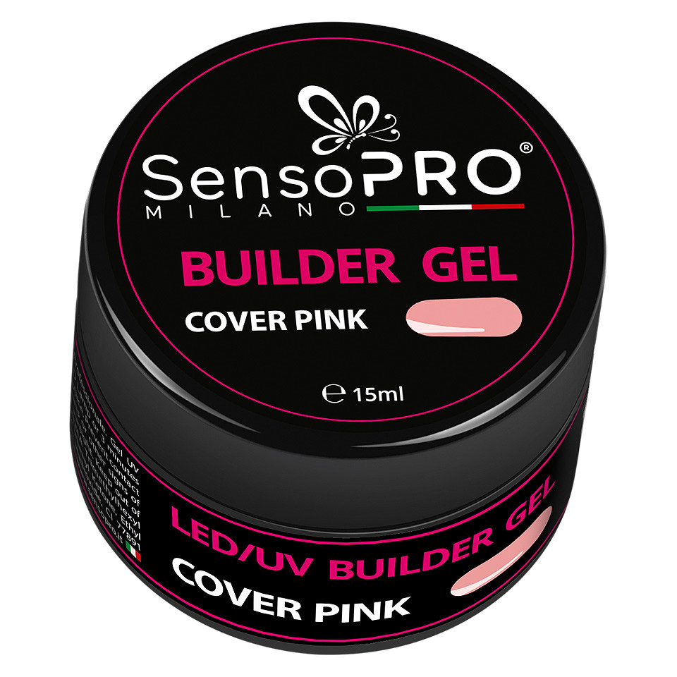 Gel Camuflaj Unghii SensoPRO Milano 15ml - Cover Pink
