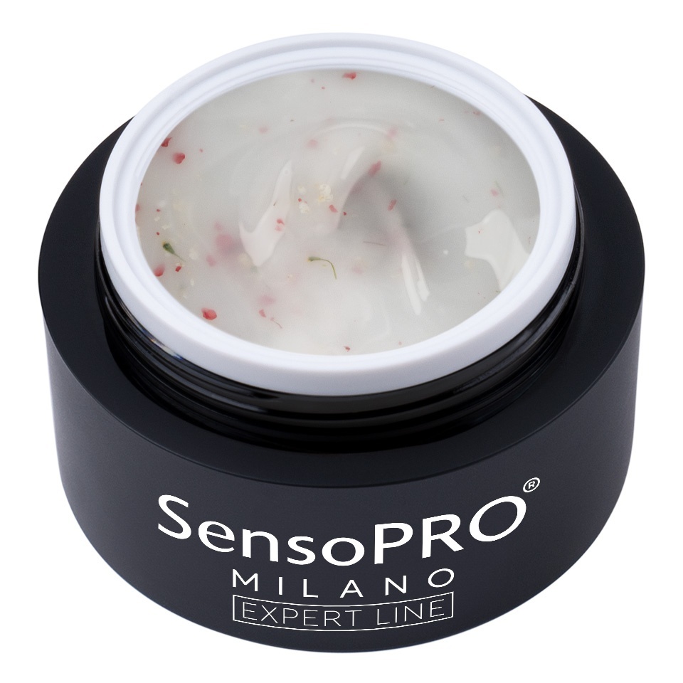Gel Constructie Unghii Expert Line Flower, SensoPRO Milano - Milky Tulip 15ml – Geluri UV Constructie SensoPRO Milano Nude