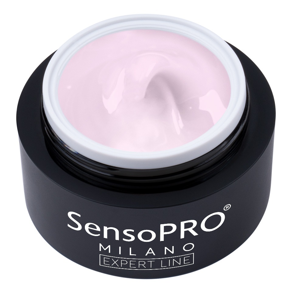 Gel Constructie Unghii Expert Line SensoPRO Milano – Milky Pink 15ml Geluri UV Constructie kitunghii.ro
