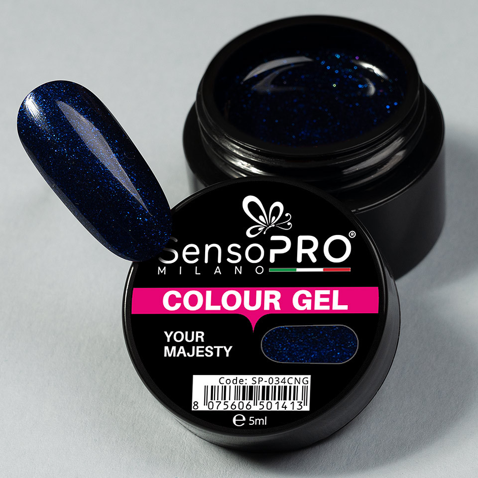 Gel UV Colorat Your Majesty 5ml, SensoPRO Milano