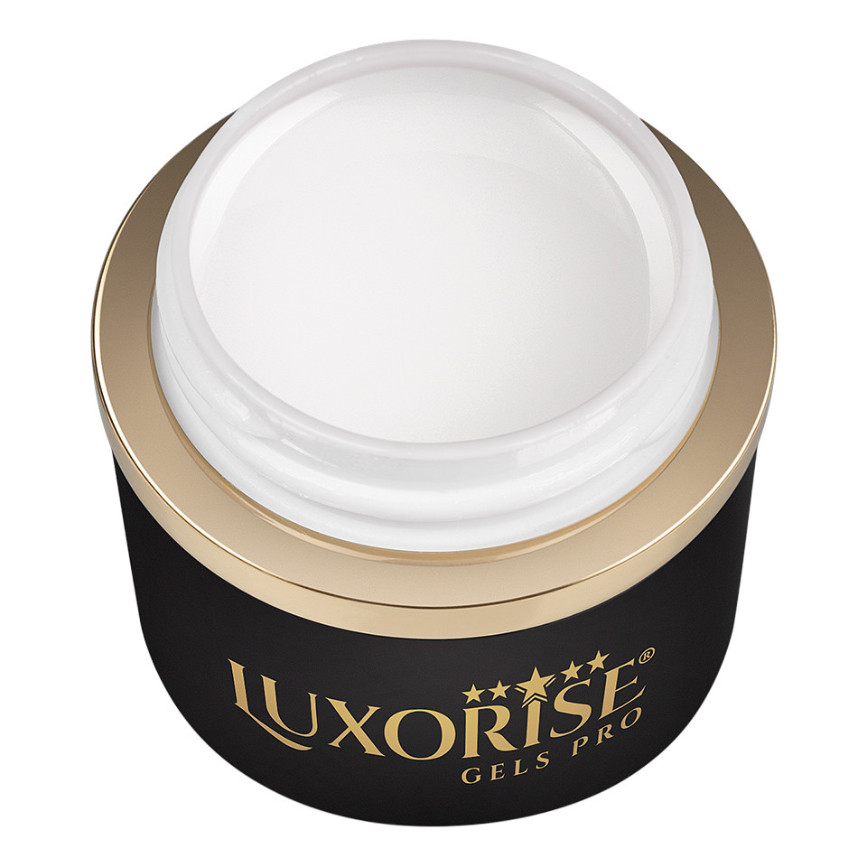 Gel UV Constructie Unghii RevoFlex LUXORISE 30ml, Extreme White 30ml imagine 2022