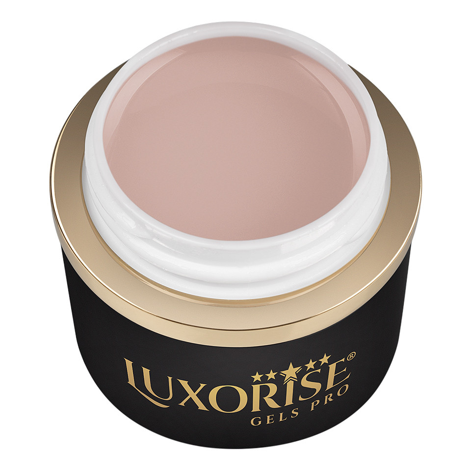 Gel UV Constructie Unghii RevoFlex LUXORISE 50ml, Cover Nude – Medium