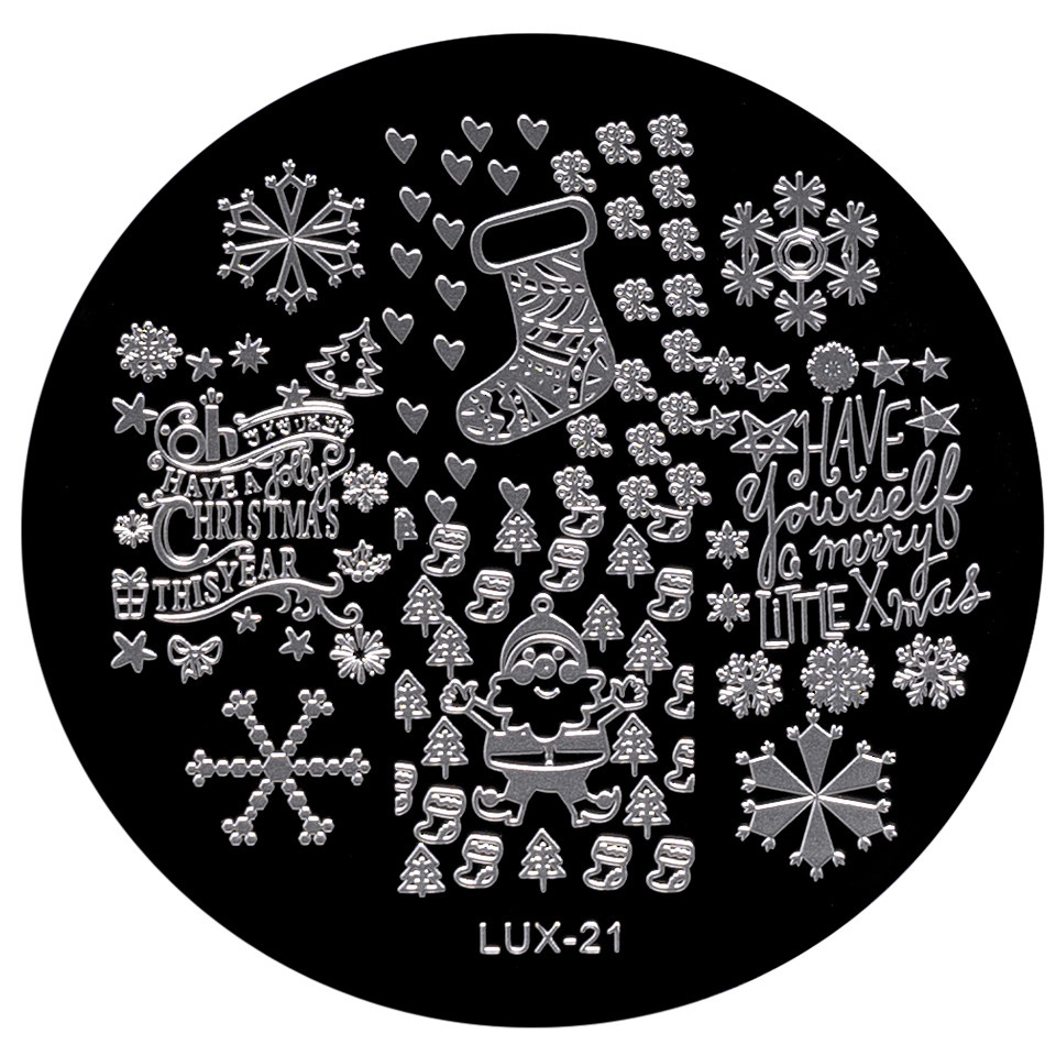 Matrita Metalica Stampila Unghii LUX-21 – Winter’s Tale Art imagine 2022