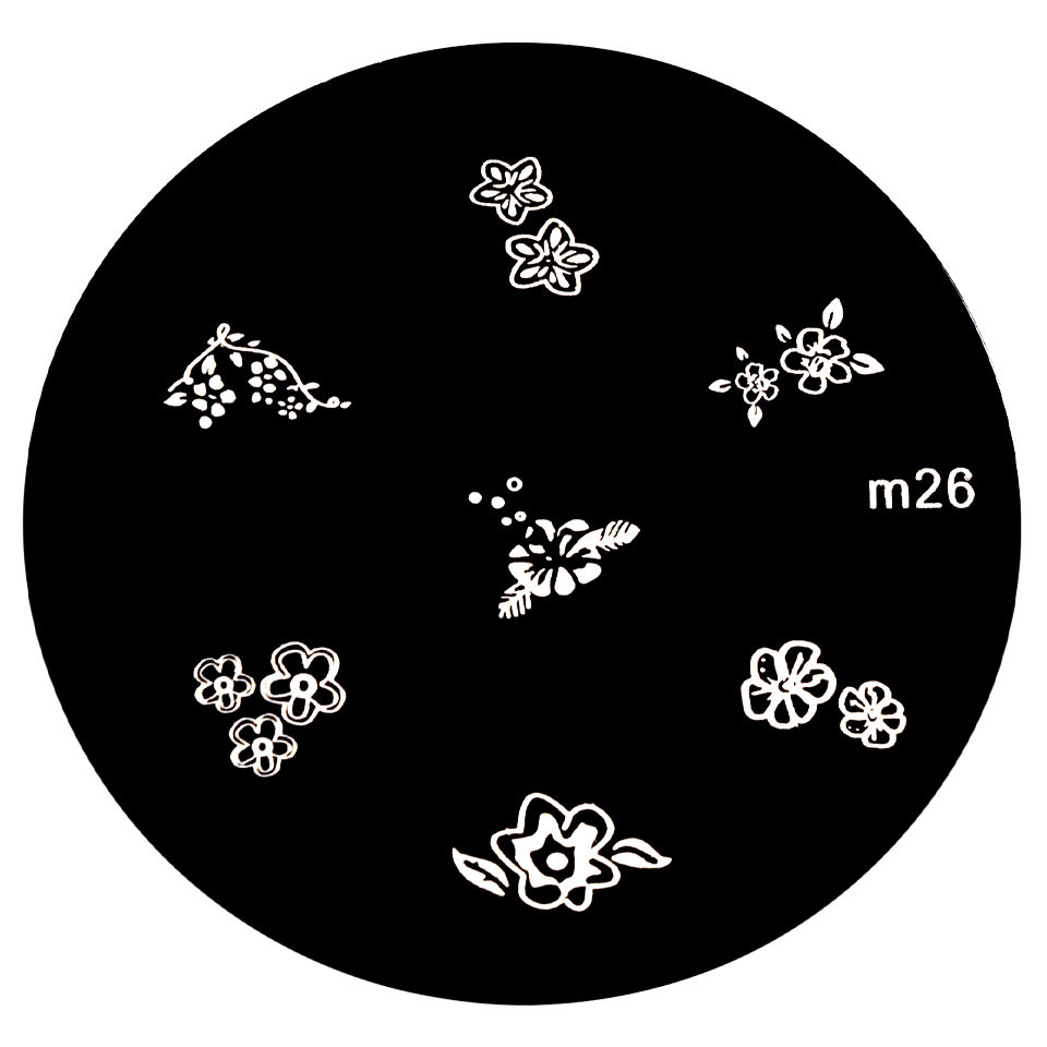 Matrita Metalica Stampila Unghii M26 – Nature kitunghii imagine noua