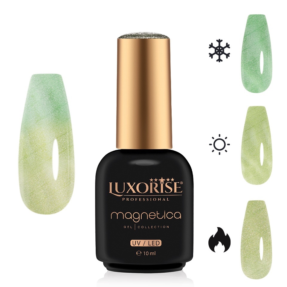 Oja Semipermanenta LUXORISE MAGNETICA - ThermoCharm, Mint Breeze 10ml