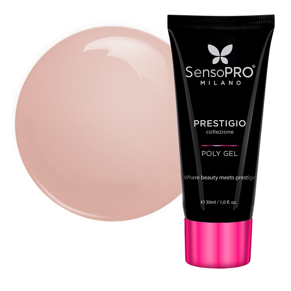 Polygel PRESTIGIO SensoPRO Milano - Brownie Blush, 30ml