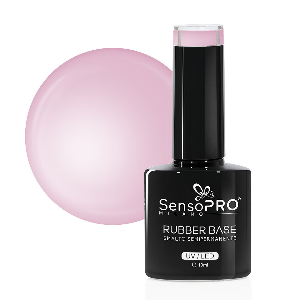 Rubber Base Gel SensoPRO Milano 10ml, #31 Pink Wish #31