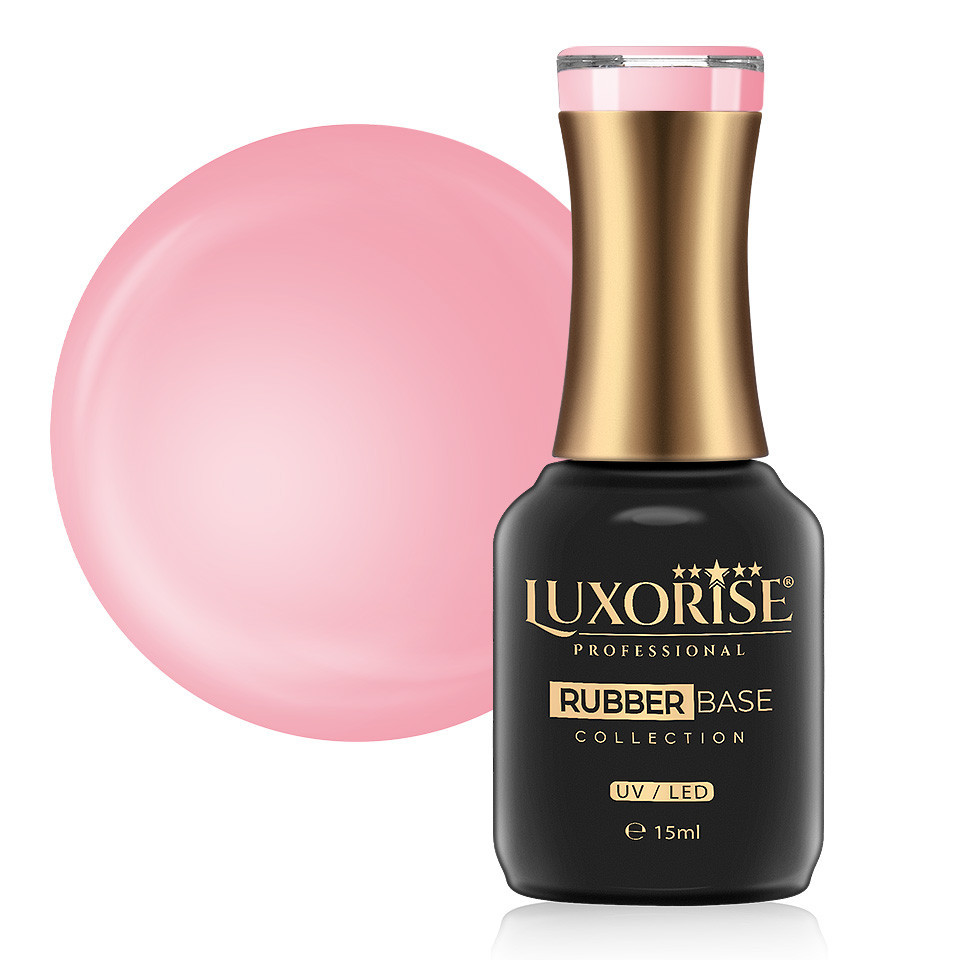 Rubber Base LUXORISE Crystal Collection – Peachy Coral 15ml kitunghii.ro imagine noua 2022