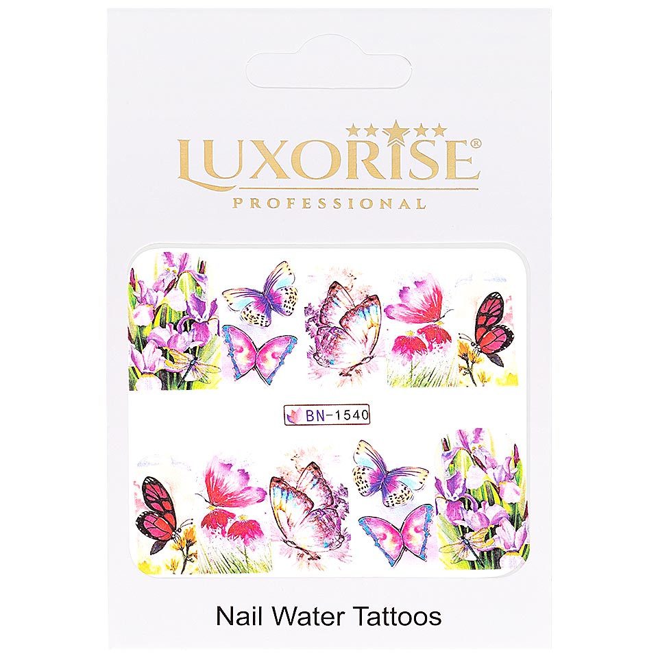 Tatuaj unghii LUXORISE, Butterfly BN-1540 - 1 | YEO