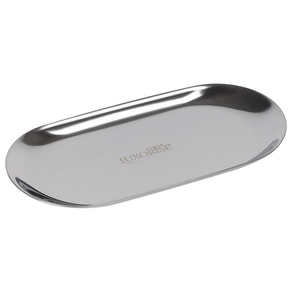 Tavita Inox Instrumente Salon LUXORISE, Silver – Organizare Manichiura LUXORISE Argintiu