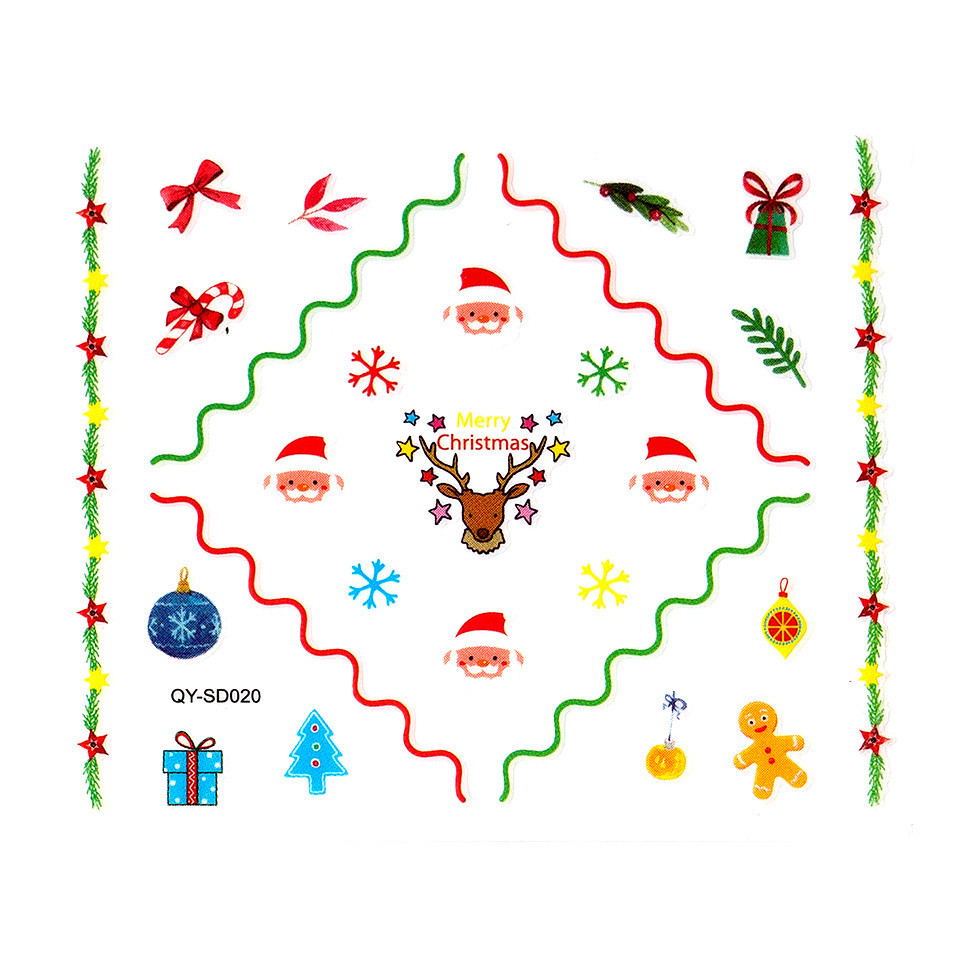 Abtibild Unghii SensoPRO Milano Christmas Wonderland Edition, QY-SD020 kitunghii.ro imagine noua 2022